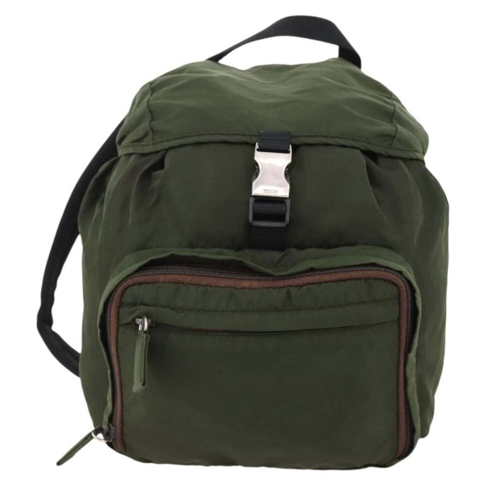 Prada Nylon Backpack Green